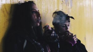 teenagers smoking